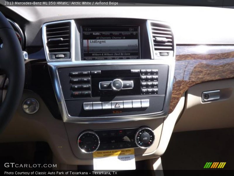 Arctic White / Almond Beige 2013 Mercedes-Benz ML 350 4Matic