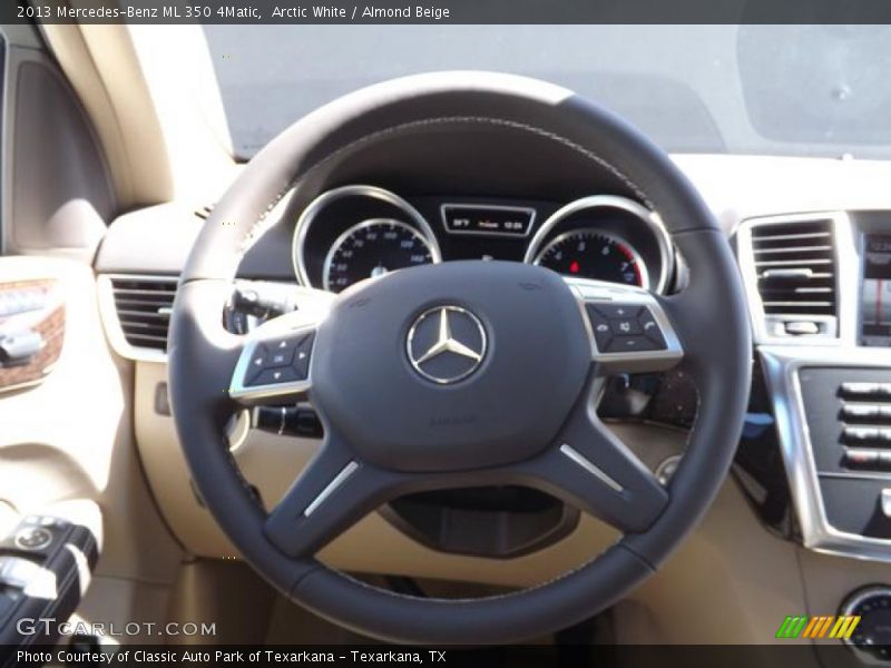 Arctic White / Almond Beige 2013 Mercedes-Benz ML 350 4Matic