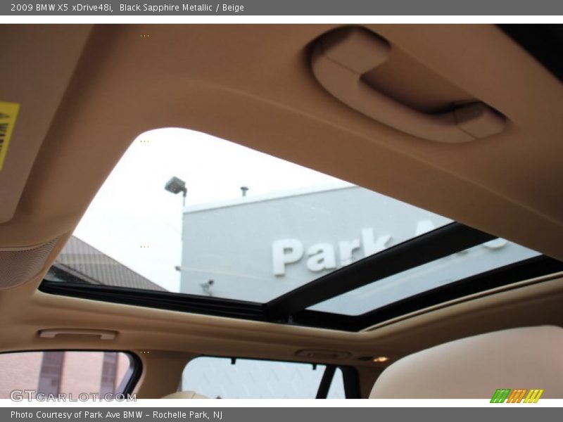 Black Sapphire Metallic / Beige 2009 BMW X5 xDrive48i