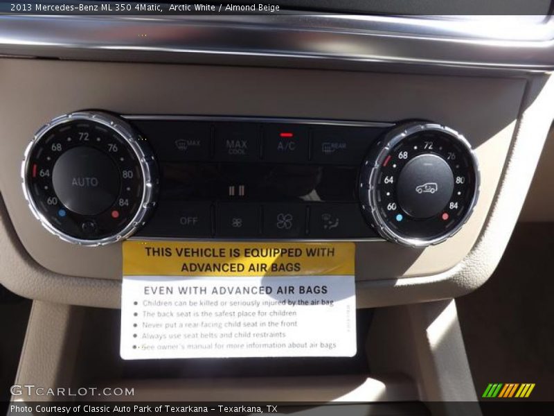 Arctic White / Almond Beige 2013 Mercedes-Benz ML 350 4Matic