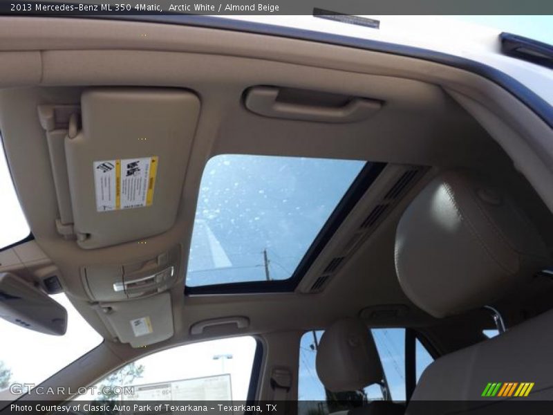 Arctic White / Almond Beige 2013 Mercedes-Benz ML 350 4Matic