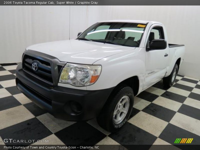 Super White / Graphite Gray 2006 Toyota Tacoma Regular Cab