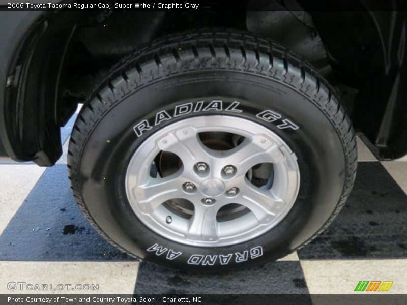 Super White / Graphite Gray 2006 Toyota Tacoma Regular Cab