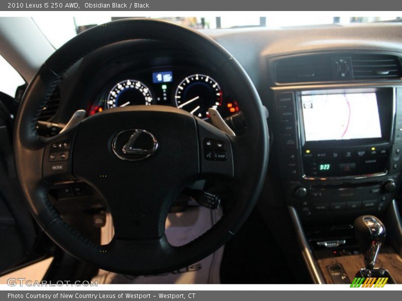 Obsidian Black / Black 2010 Lexus IS 250 AWD