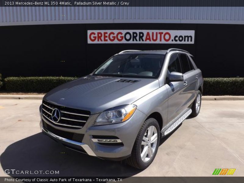 Palladium Silver Metallic / Grey 2013 Mercedes-Benz ML 350 4Matic