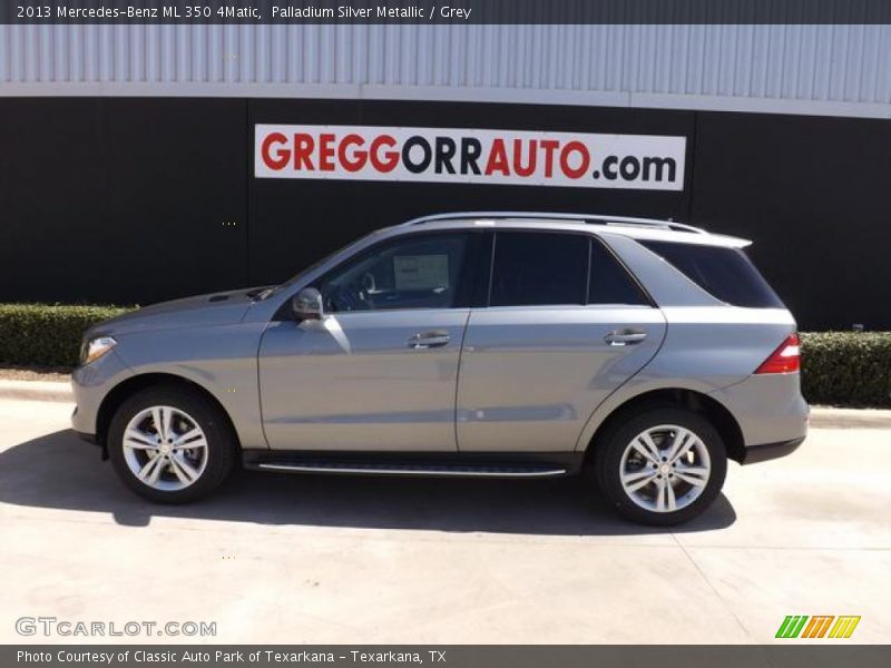 Palladium Silver Metallic / Grey 2013 Mercedes-Benz ML 350 4Matic