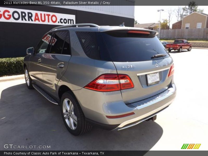 Palladium Silver Metallic / Grey 2013 Mercedes-Benz ML 350 4Matic
