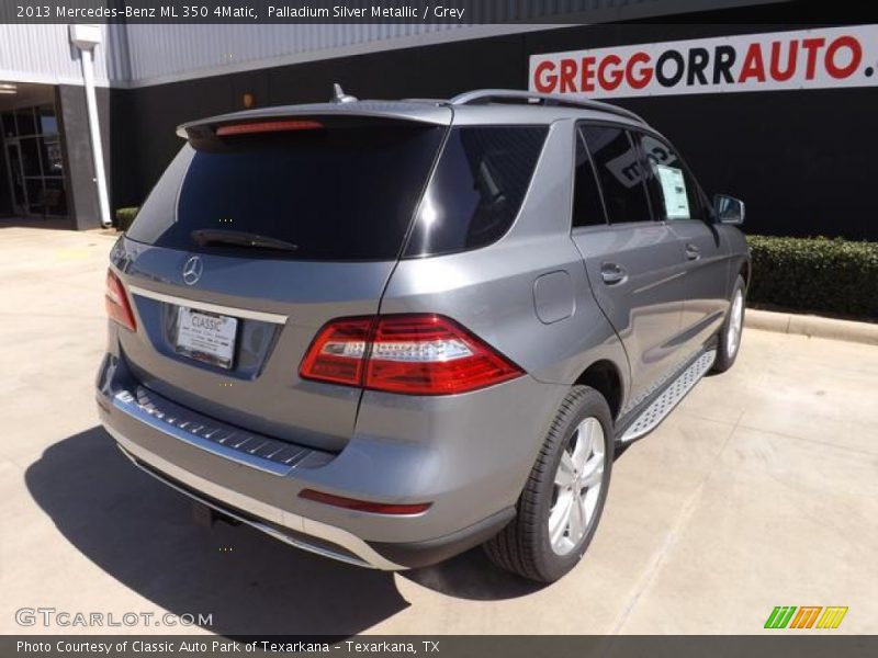 Palladium Silver Metallic / Grey 2013 Mercedes-Benz ML 350 4Matic