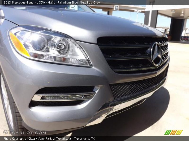 Palladium Silver Metallic / Grey 2013 Mercedes-Benz ML 350 4Matic