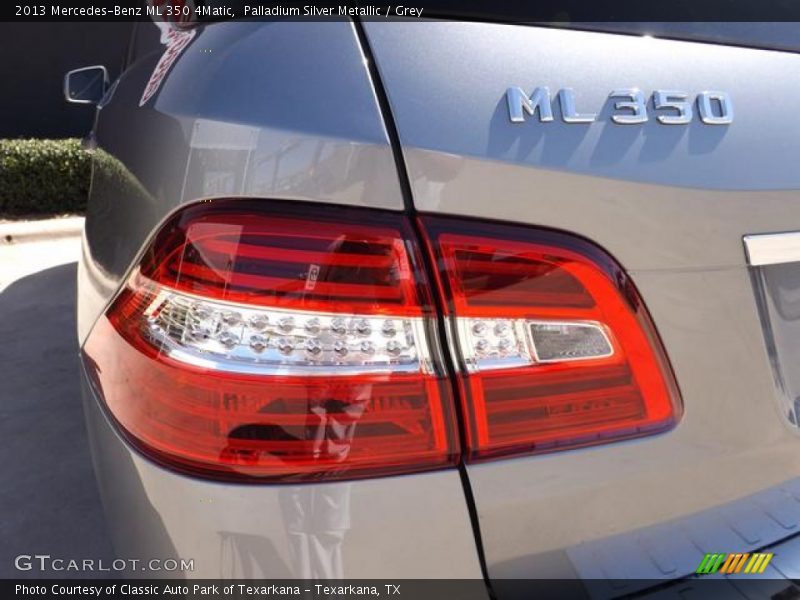 Palladium Silver Metallic / Grey 2013 Mercedes-Benz ML 350 4Matic