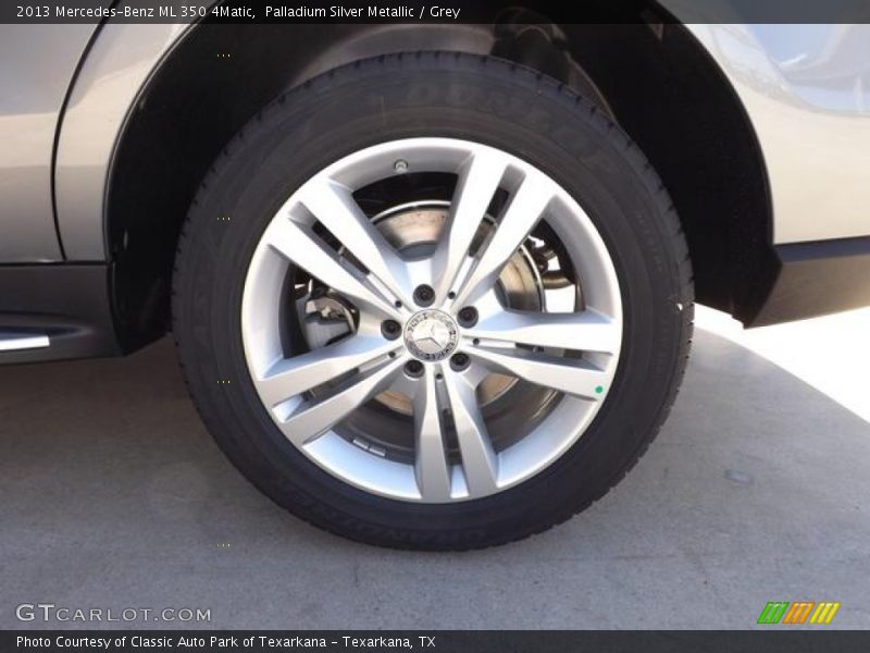 Palladium Silver Metallic / Grey 2013 Mercedes-Benz ML 350 4Matic