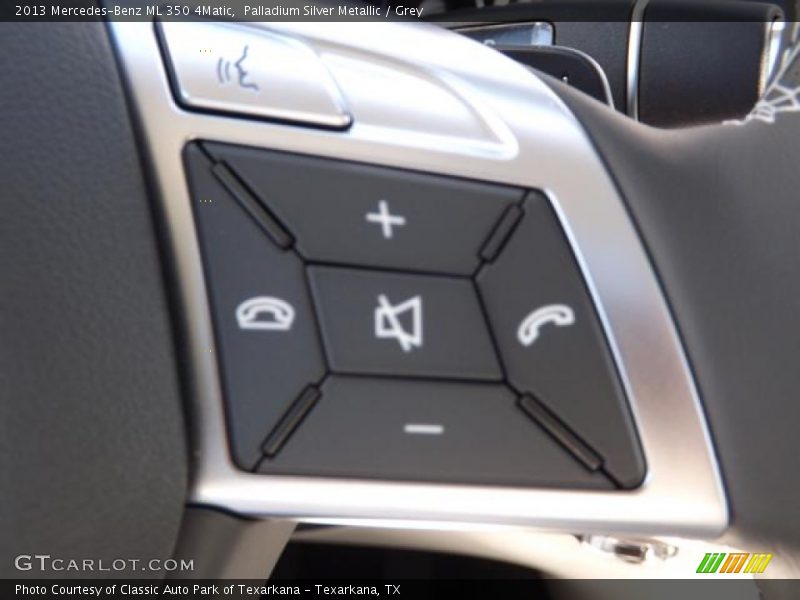 Palladium Silver Metallic / Grey 2013 Mercedes-Benz ML 350 4Matic