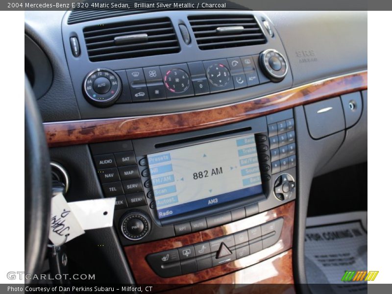 Brilliant Silver Metallic / Charcoal 2004 Mercedes-Benz E 320 4Matic Sedan