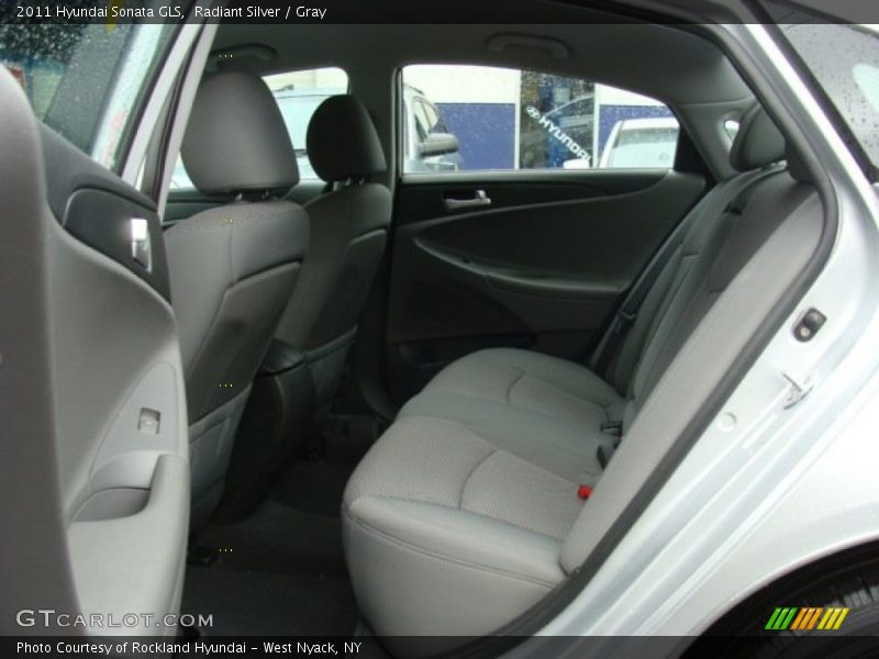 Radiant Silver / Gray 2011 Hyundai Sonata GLS