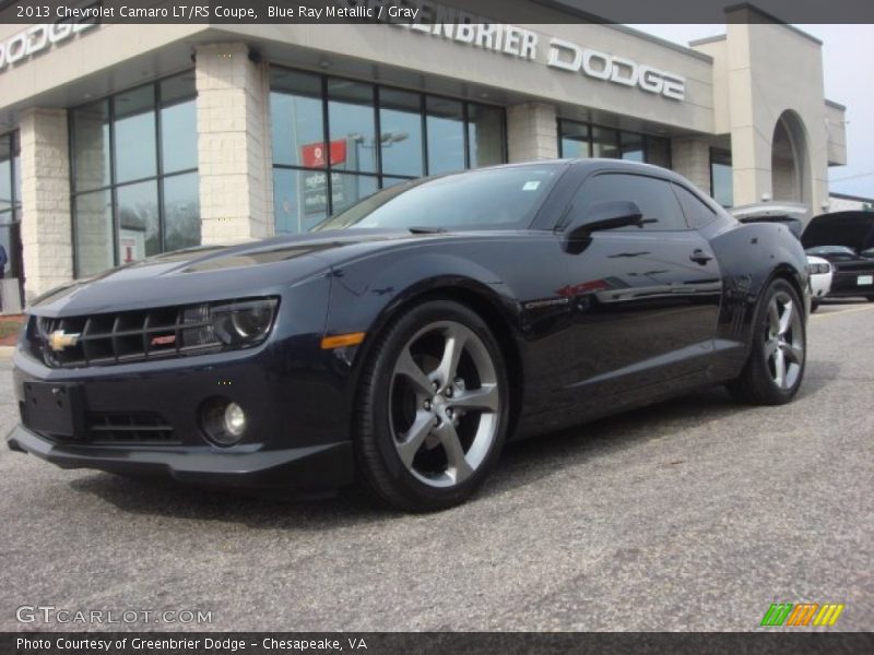 Blue Ray Metallic / Gray 2013 Chevrolet Camaro LT/RS Coupe