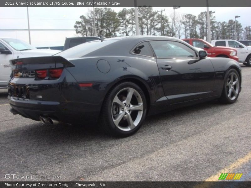 Blue Ray Metallic / Gray 2013 Chevrolet Camaro LT/RS Coupe