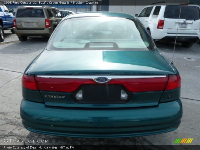Pacific Green Metallic / Medium Graphite 1998 Ford Contour LX
