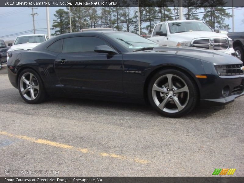 Blue Ray Metallic / Gray 2013 Chevrolet Camaro LT/RS Coupe