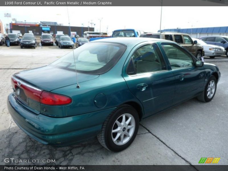 Pacific Green Metallic / Medium Graphite 1998 Ford Contour LX