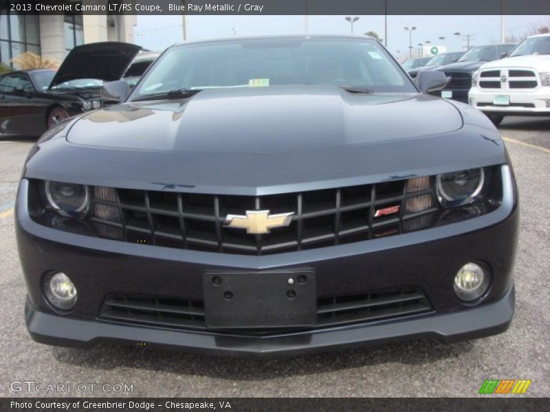Blue Ray Metallic / Gray 2013 Chevrolet Camaro LT/RS Coupe