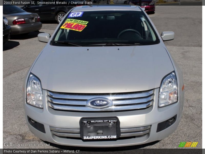 Smokestone Metallic / Charcoal Black 2009 Ford Fusion SE