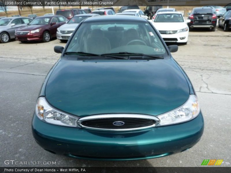Pacific Green Metallic / Medium Graphite 1998 Ford Contour LX
