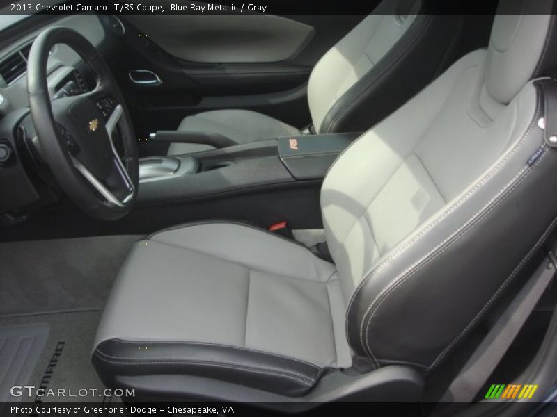 Front Seat of 2013 Camaro LT/RS Coupe
