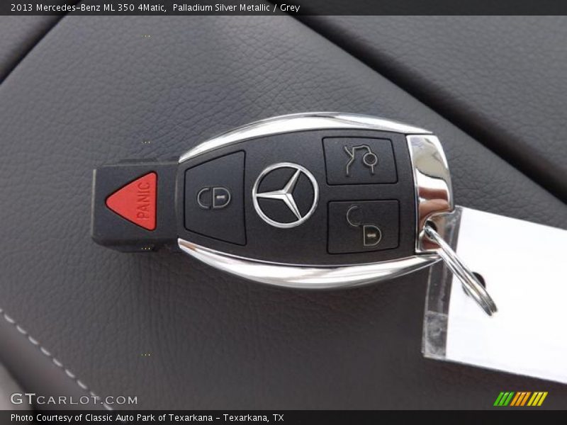 Palladium Silver Metallic / Grey 2013 Mercedes-Benz ML 350 4Matic