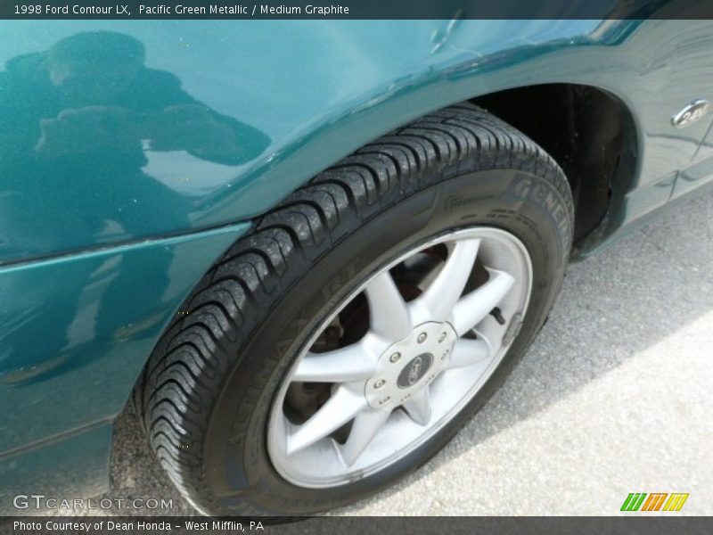 Pacific Green Metallic / Medium Graphite 1998 Ford Contour LX