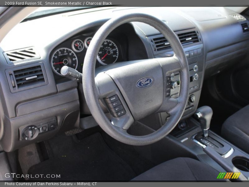 Smokestone Metallic / Charcoal Black 2009 Ford Fusion SE
