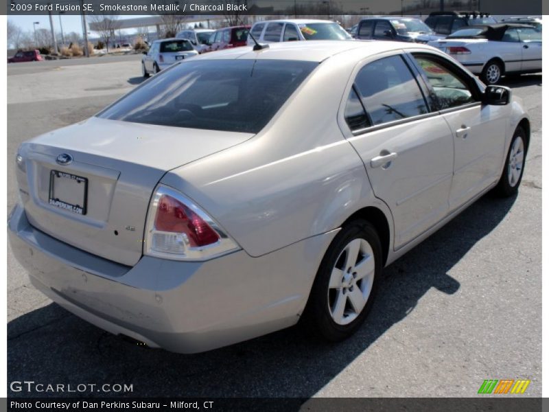 Smokestone Metallic / Charcoal Black 2009 Ford Fusion SE