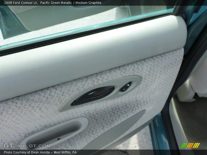 Pacific Green Metallic / Medium Graphite 1998 Ford Contour LX