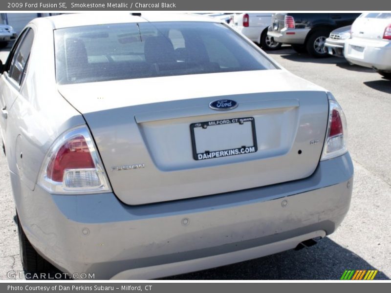 Smokestone Metallic / Charcoal Black 2009 Ford Fusion SE