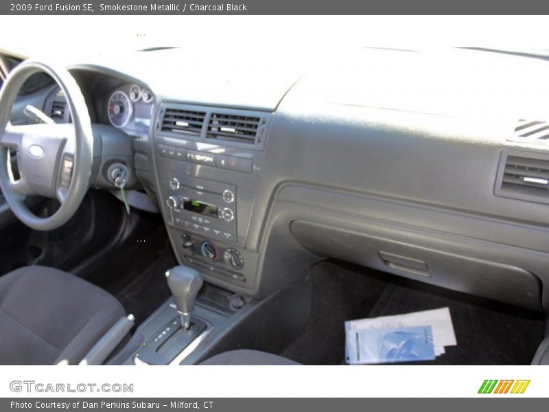 Smokestone Metallic / Charcoal Black 2009 Ford Fusion SE