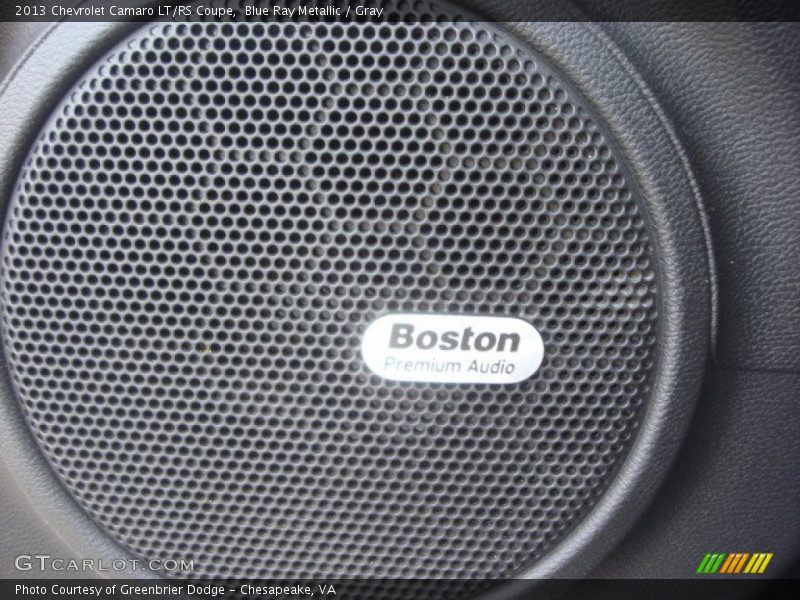 Audio System of 2013 Camaro LT/RS Coupe