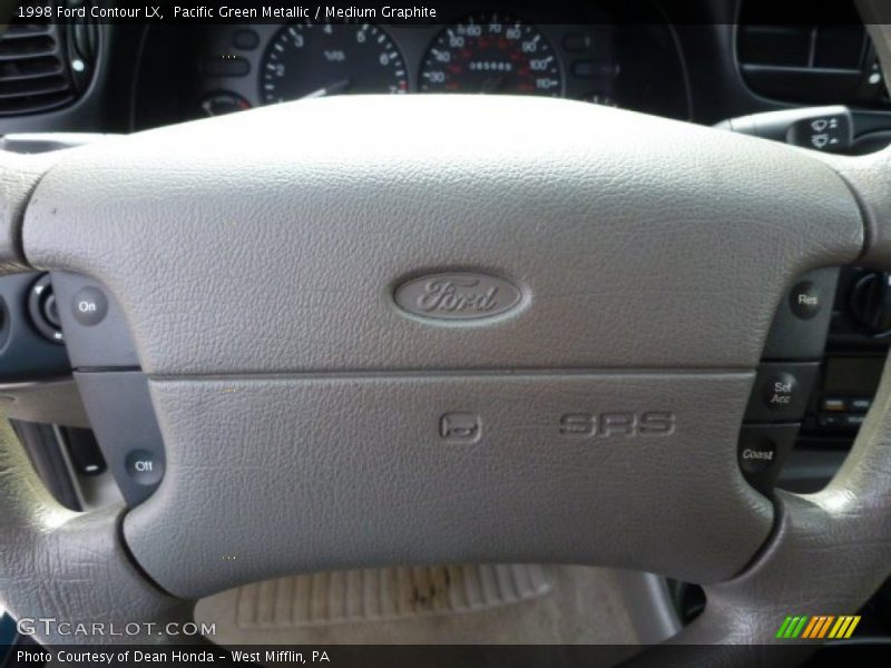 Pacific Green Metallic / Medium Graphite 1998 Ford Contour LX