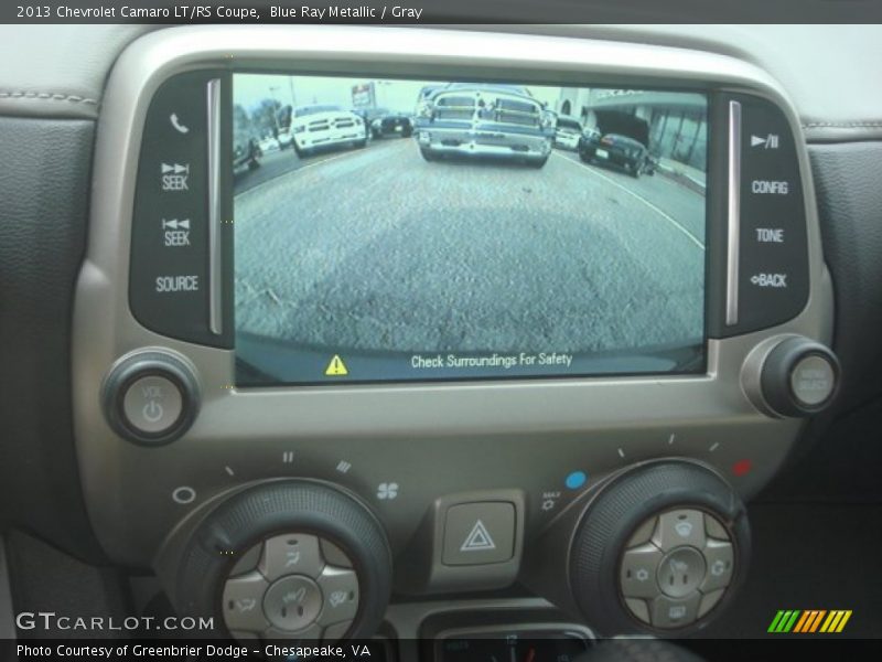 Blue Ray Metallic / Gray 2013 Chevrolet Camaro LT/RS Coupe