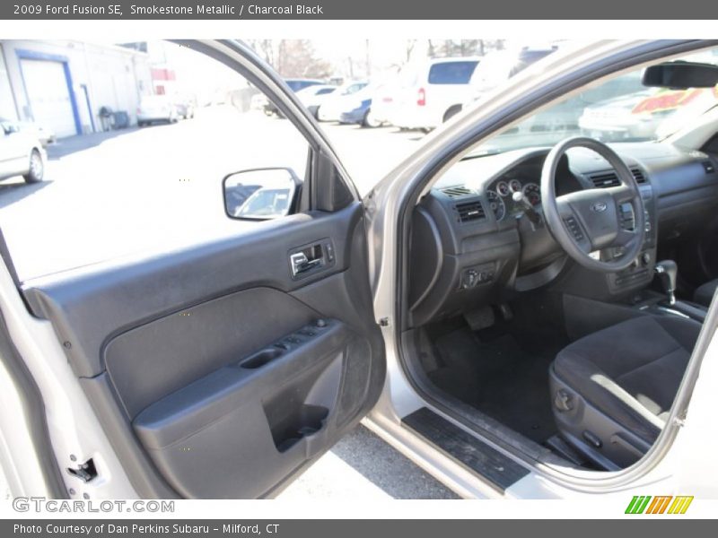 Smokestone Metallic / Charcoal Black 2009 Ford Fusion SE