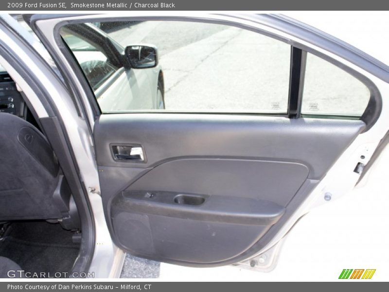 Smokestone Metallic / Charcoal Black 2009 Ford Fusion SE