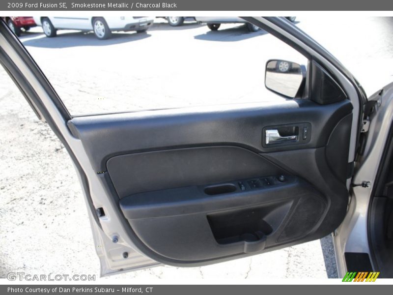 Smokestone Metallic / Charcoal Black 2009 Ford Fusion SE