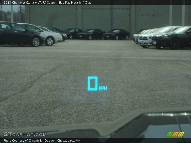Blue Ray Metallic / Gray 2013 Chevrolet Camaro LT/RS Coupe
