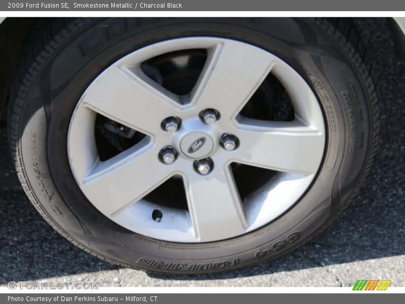 Smokestone Metallic / Charcoal Black 2009 Ford Fusion SE
