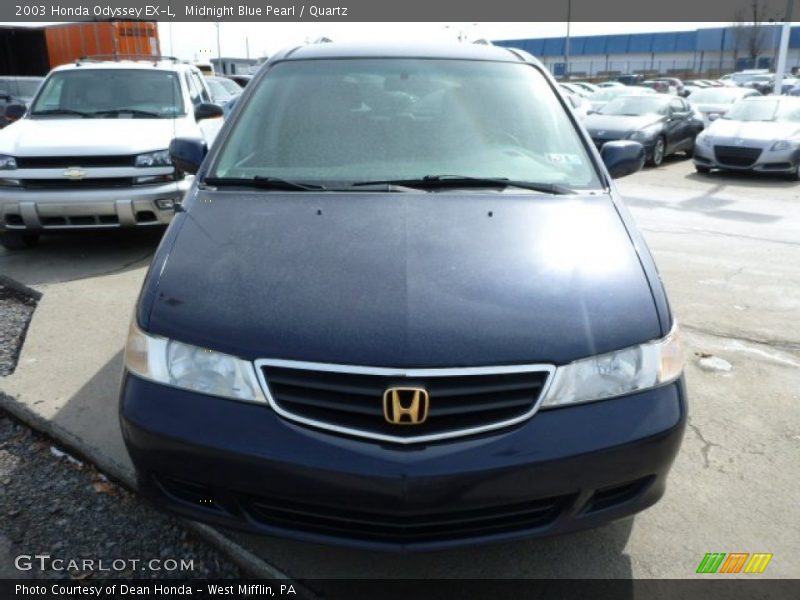 Midnight Blue Pearl / Quartz 2003 Honda Odyssey EX-L