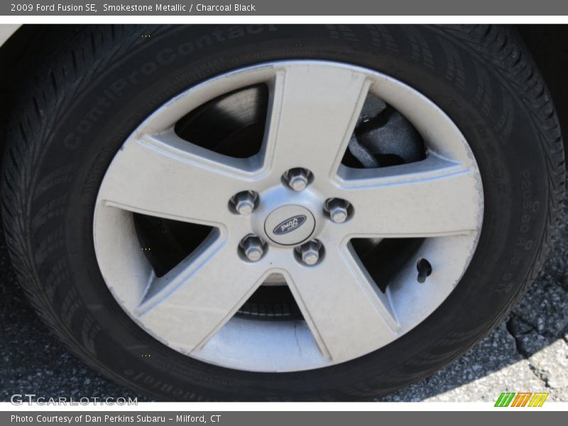 Smokestone Metallic / Charcoal Black 2009 Ford Fusion SE
