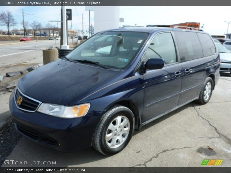 Front 3/4 View of 2003 Odyssey EX-L