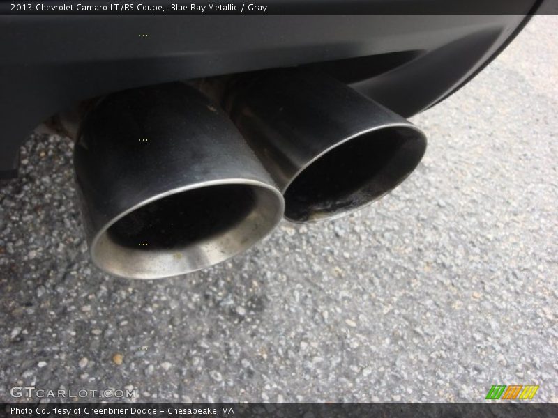 Exhaust of 2013 Camaro LT/RS Coupe