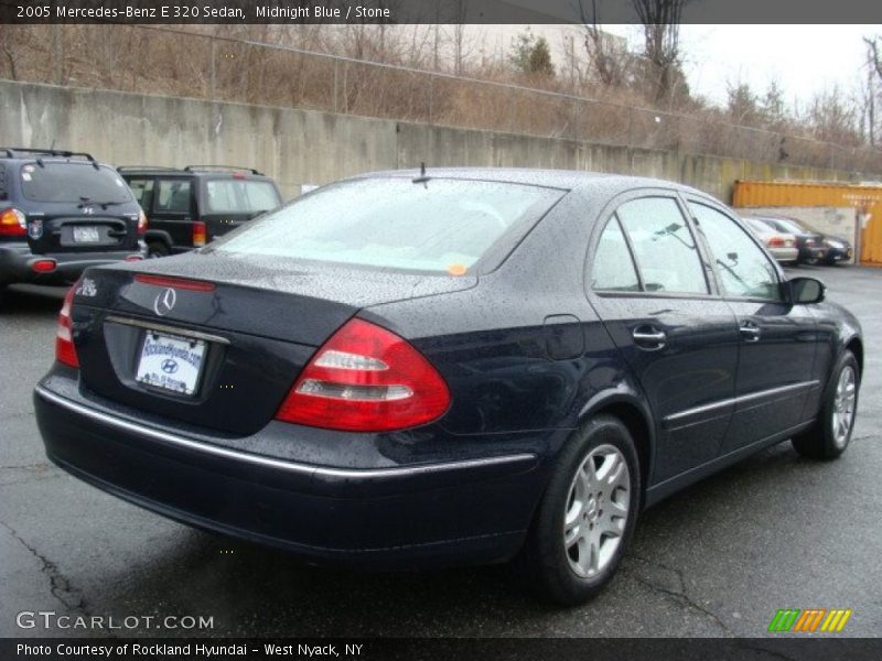 Midnight Blue / Stone 2005 Mercedes-Benz E 320 Sedan