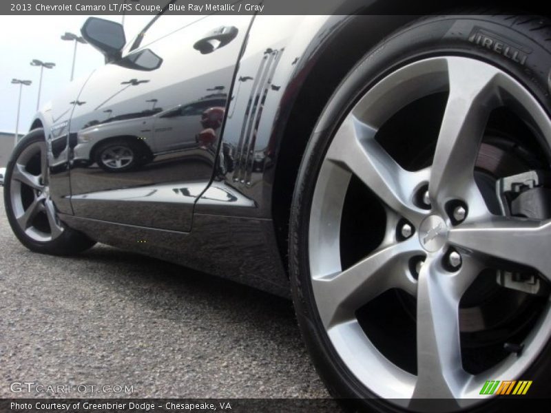 Blue Ray Metallic / Gray 2013 Chevrolet Camaro LT/RS Coupe