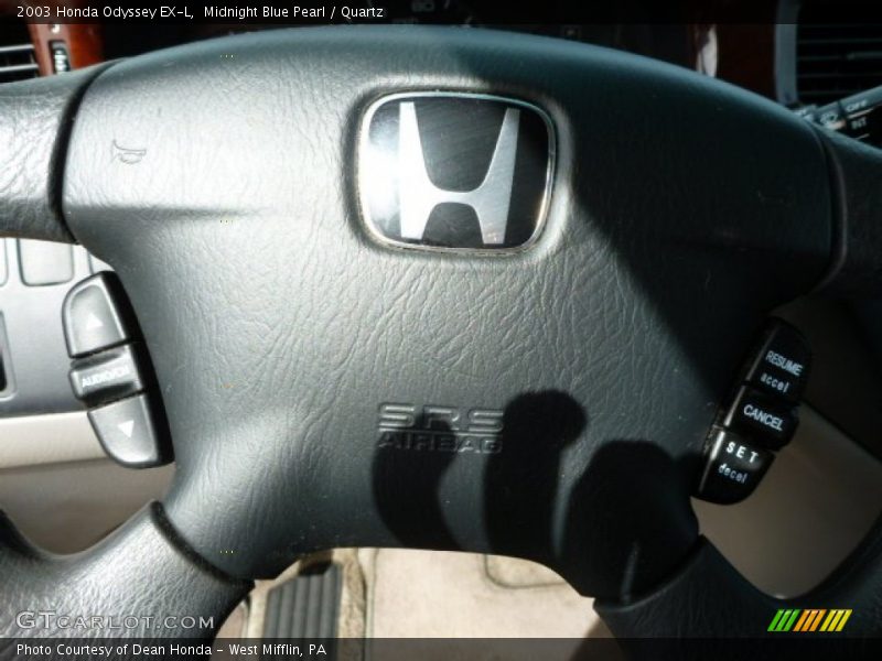 Midnight Blue Pearl / Quartz 2003 Honda Odyssey EX-L