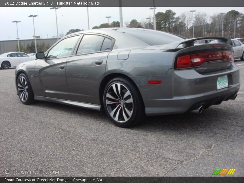 Tungsten Metallic / Black 2012 Dodge Charger SRT8
